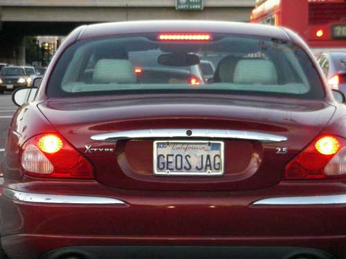 jaguar license plate